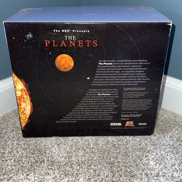 The Planets A&E BBC VHS VOL 1-8 - Picture 2 of 4